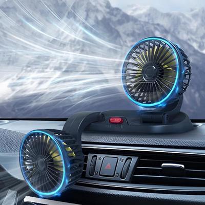 USB Rechargeable Dual Head Cooling Fan for