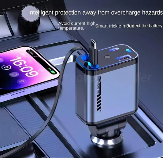 180-deg Adjustable Car Charger