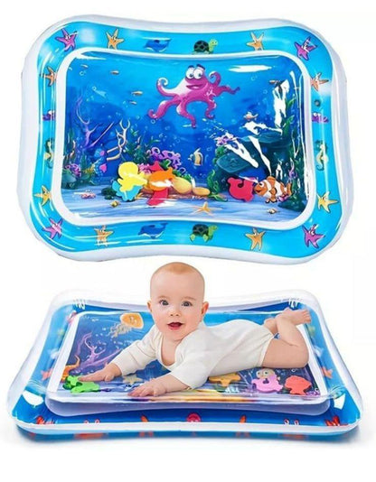 Inflatable Baby Water Play Mat Multicolor Waterproof 26.5