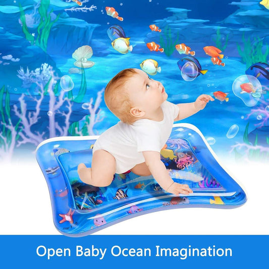 Inflatable Baby Water Play Mat Multicolor Waterproof 26.5
