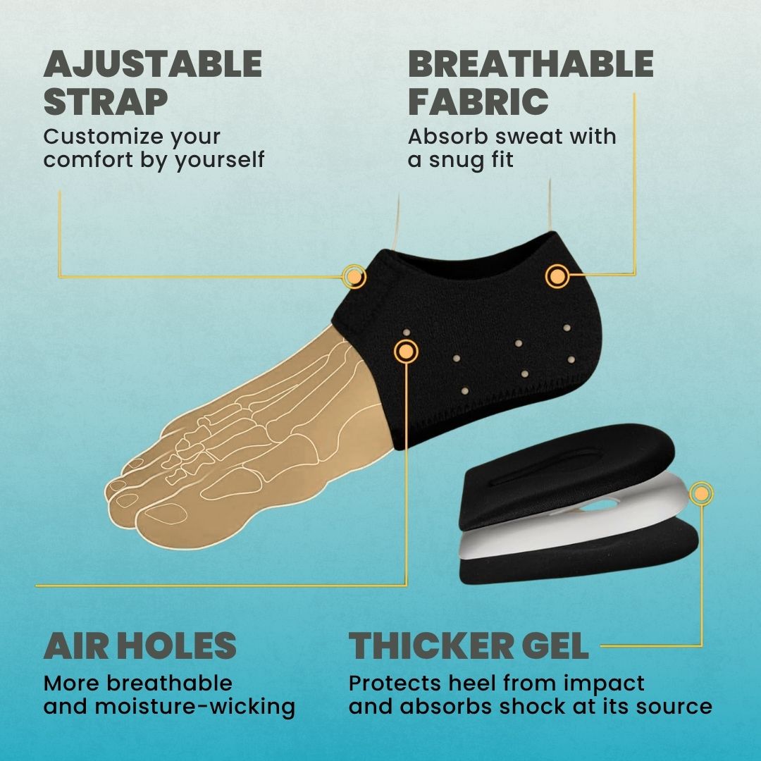Pair of Medicated Comfort Heel Protectors in Universal Size