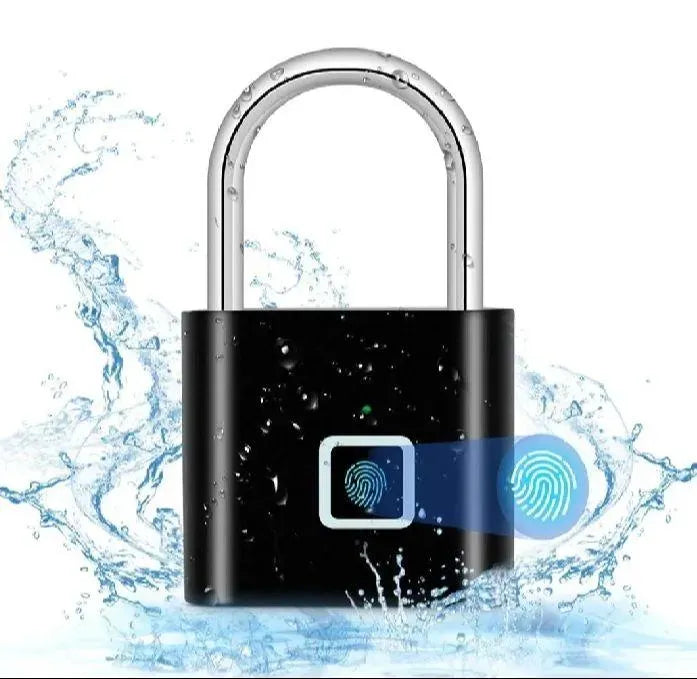 High Quality Smart Fingerprint Lock USB Rechargeable Biometric Digital PadlocK