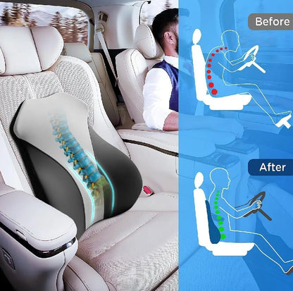 Universal Lumbar Support Cushion for Car Back Posture Support