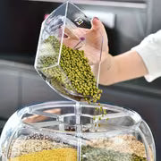 360° Rotating Rice Dispenser for Kitchen Organization