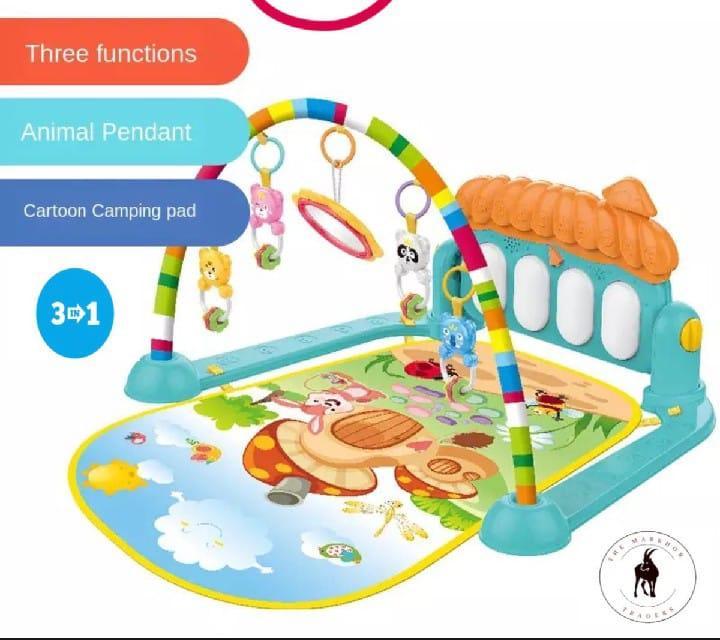 Double Sided Multicolor Play Mat for Kids