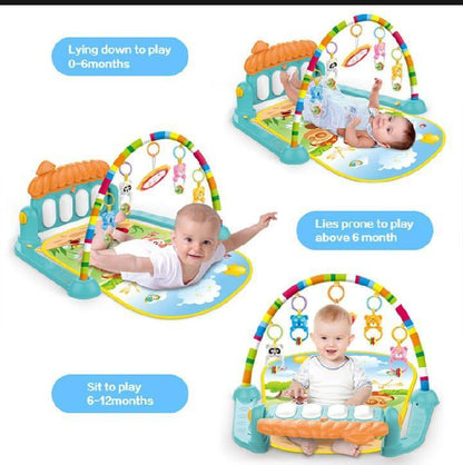 Double Sided Multicolor Play Mat for Kids