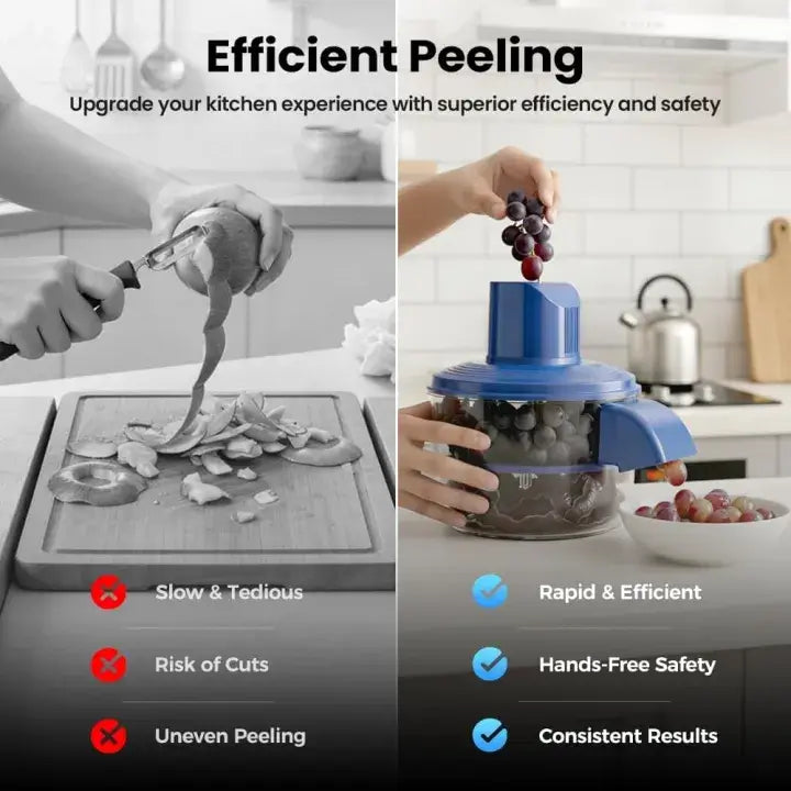 Electric Fruit and Vegetable Peeler Peel in 20 seconds with Free Delivery