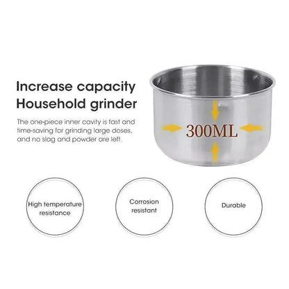 Electric Spice Grinder 50ml Stainless Steel