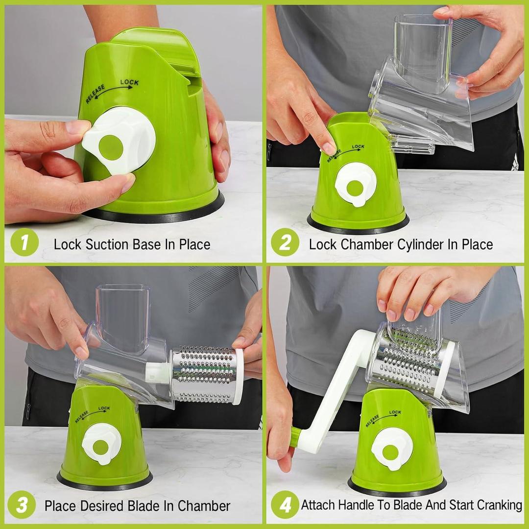 Green Manual Vegetable Grater Cutte