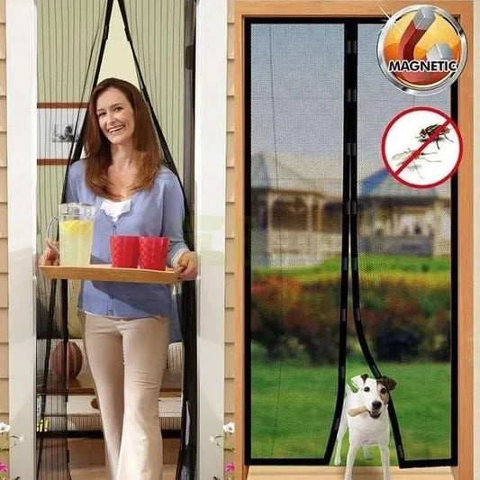 Magnetic Screen Door Mesh Curtain Auto Seal