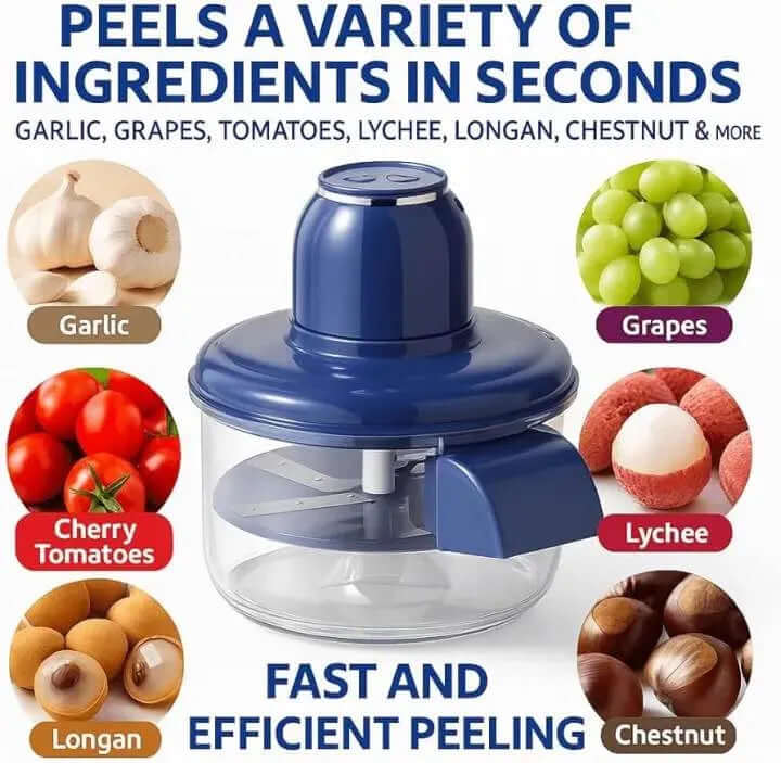 Electric Fruit and Vegetable Peeler Peel in 20 seconds with Free Delivery
