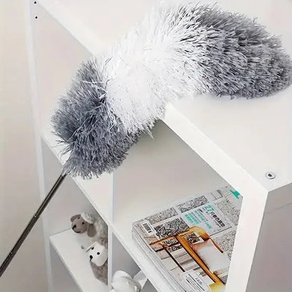Flexible Microfiber Duster with 30-100 Inches For Cleaning Fan And Roof