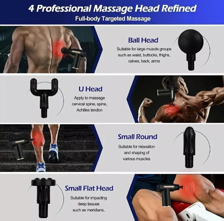 Multifunctional 5in1 Electric Body Massager gun