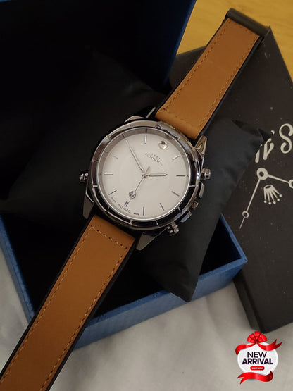 Leathers Strap Men's Watch