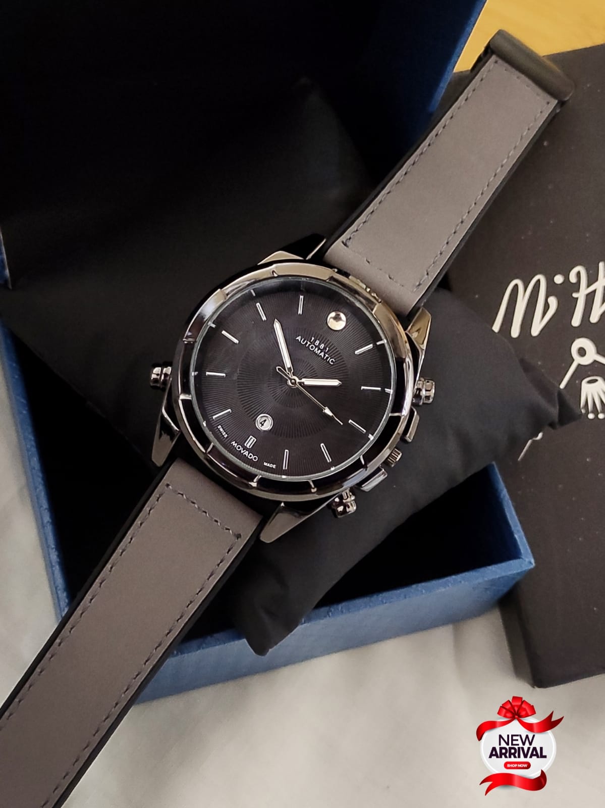 Leathers Strap Men's Watch