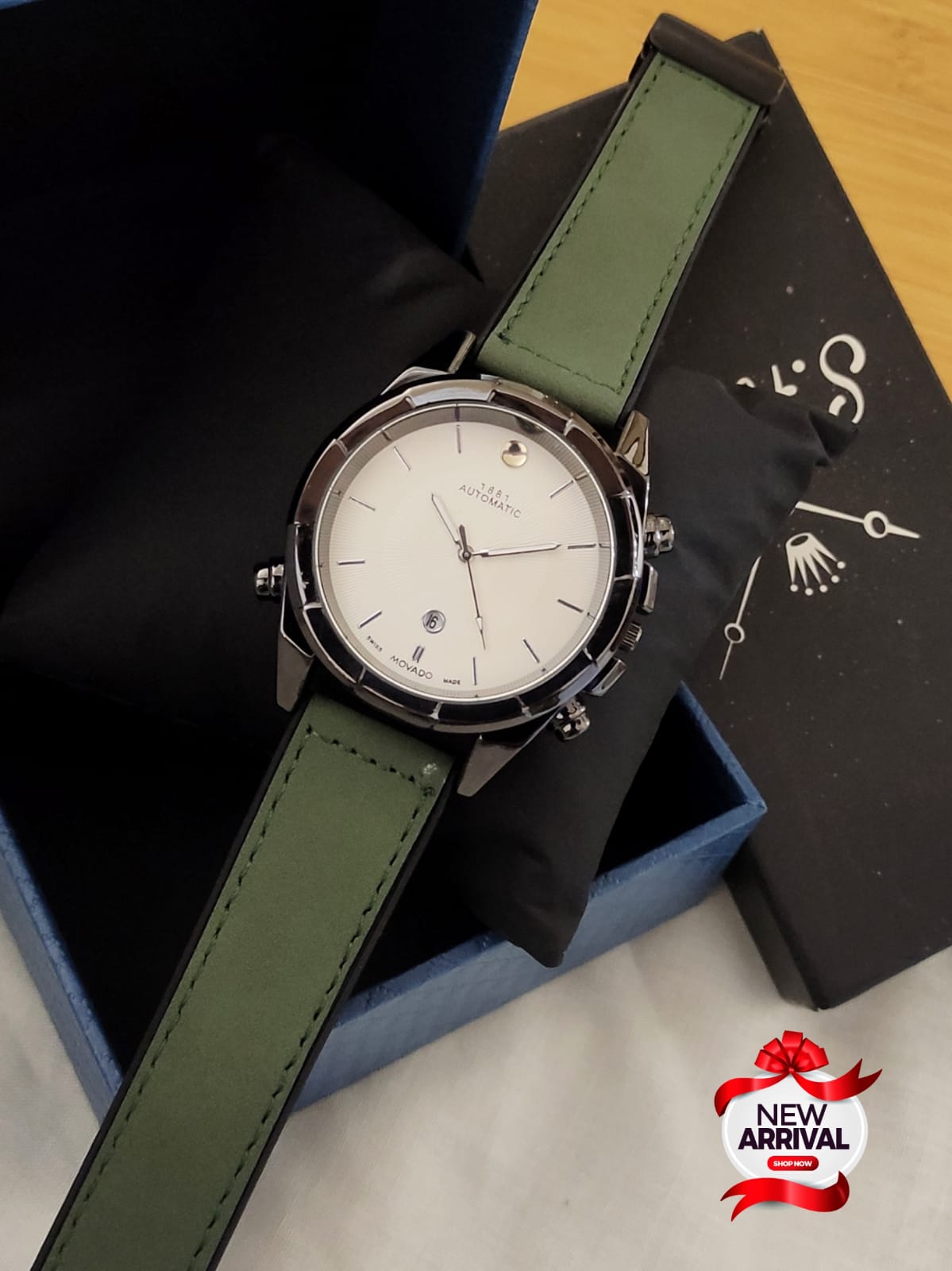 Leathers Strap Men's Watch